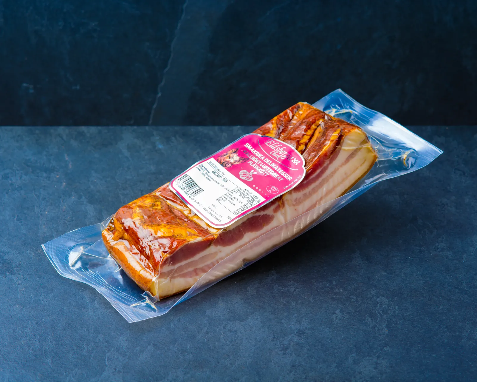 Slanina, proizvedena u Eldsberga Chark.